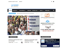 Tablet Screenshot of paginasindicatelor.ro